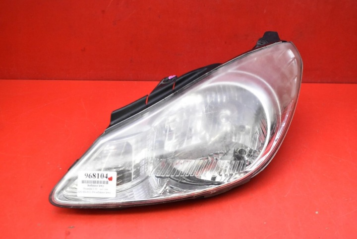 REFLEKTOR sinistra FANALE FARO Anteriore EU 92101-0X0 HYUNDAI I10 1 e 07-09