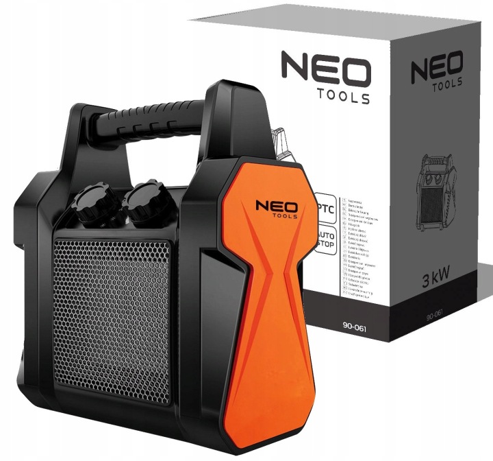 Elektrický ohřívač 3 kW Ptc keramický termostat Neo Tools 90-061