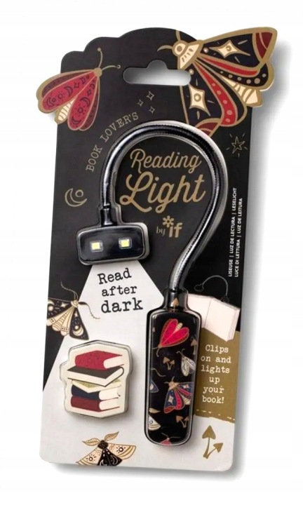 Лампа для читання нічні метелики BOOK LOVER'S READING, IF