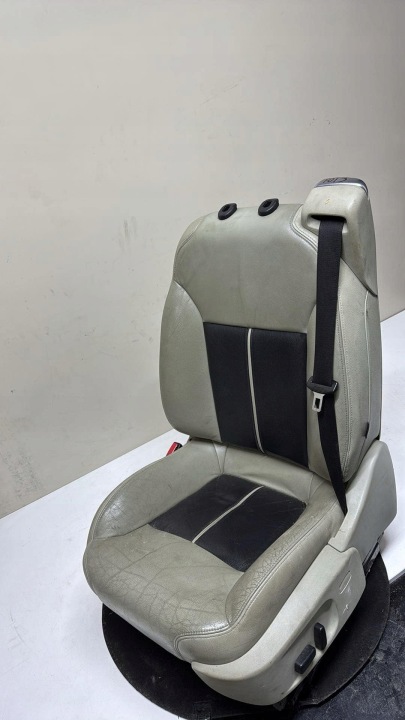sedačka ľavý CABRIO šoférov SAAB 9-3 93 BÉŽOVY SKORZANY KREMOWY elektrický