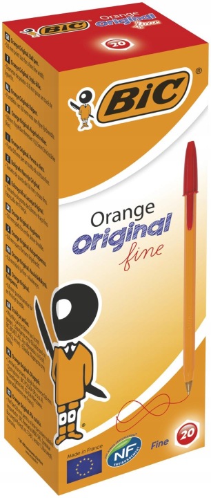 Ручка BIC Помаранчевий Original Fine 0,8 мм, червоний 1 шт. — фото 10