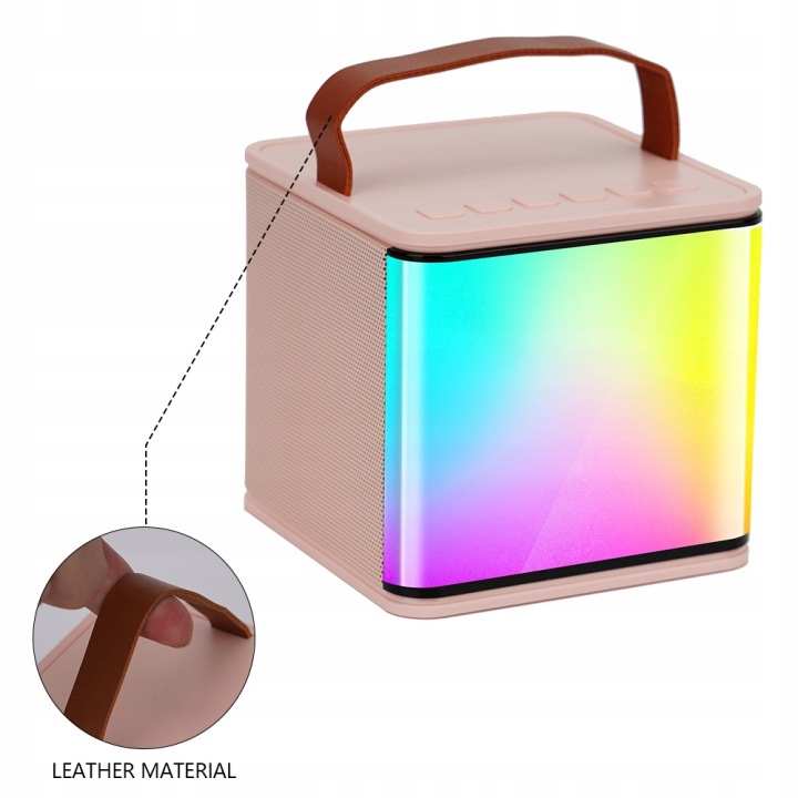 Бездротовий портативний набір для караоке набір RGB 2 мікрофони USB — фото 6
