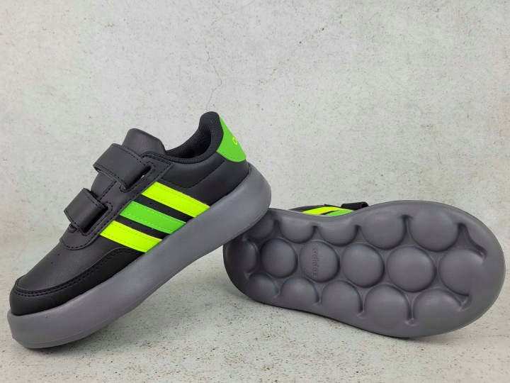 ADIDAS BREAKNET 2.0 CF ID0744 взуття дитяче кеди на липучках чорні — фото 5
