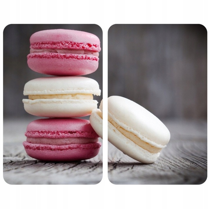 Skleněné Ochranné Desky Na Sporák Macarons 52 X 30 CM Žáruvzdorné Wenko