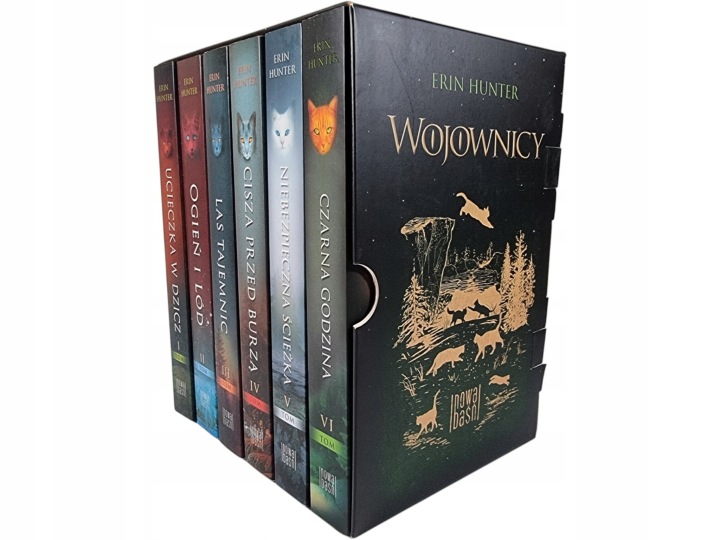 Zdjęcie egzemplarza: Wojownicy Tomy 1-6 / Komplet BOX / Erin Hunter zestaw książek