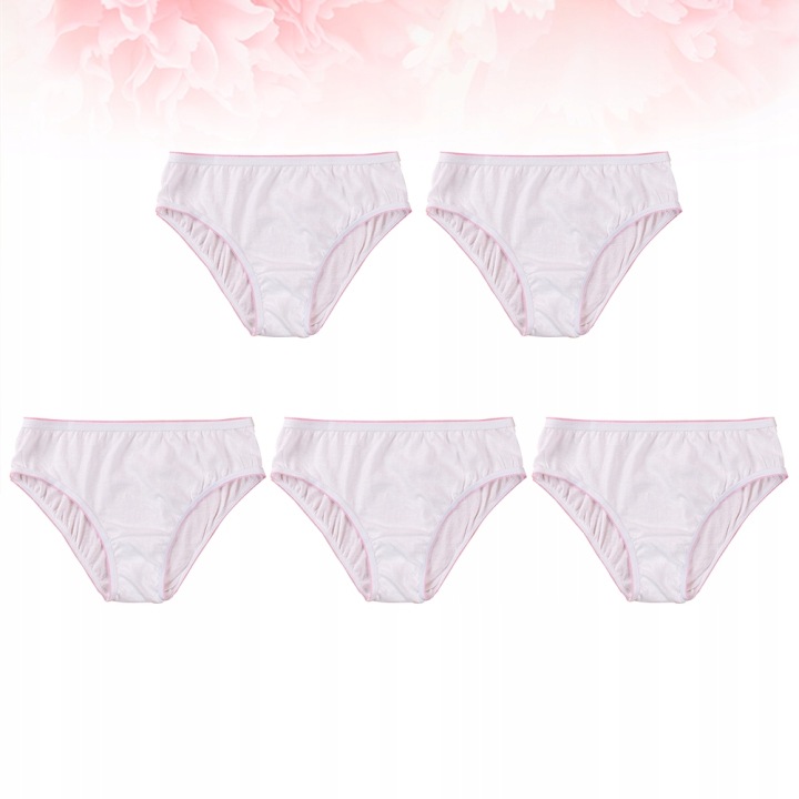 5 шт. Одноразові трусики для жінок Легкий бавовняний комфорт — фото 10
