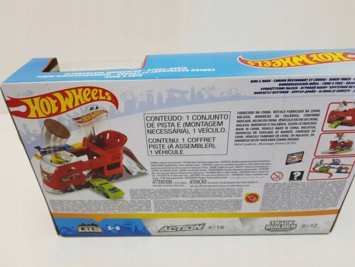 HOT WHEELS набір рейки для розширення CITY крута ресторан + машинка FJN39 — фото 9