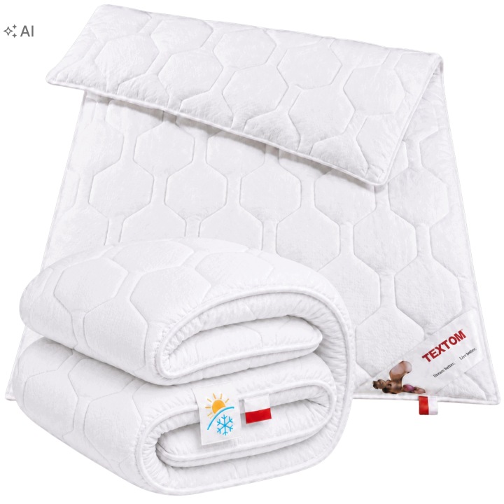 Přikrývka 120 x 200 cm Celoroční Nuvola Komfortní Lehká Polský Produkt Premium