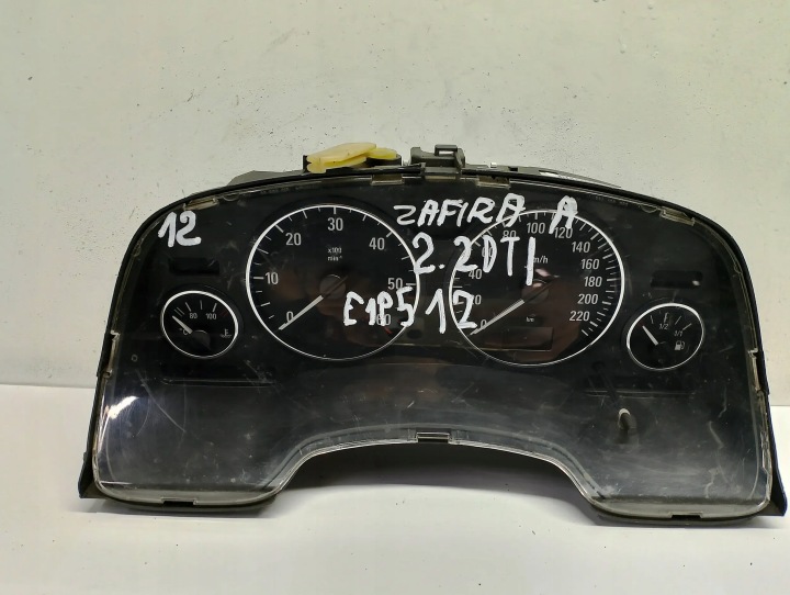Instruments tachymètre compte tours Horloge montre tableau bord OPEL ZAFIRA A 2.2 DTI 24461768JU