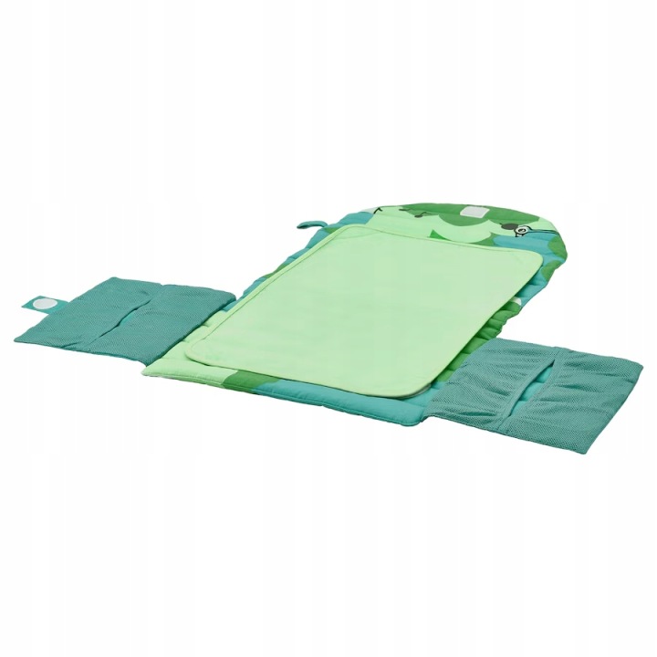 IKEA GRONFINK Килимок для пеленання, складаний/зелений, 70x35 см