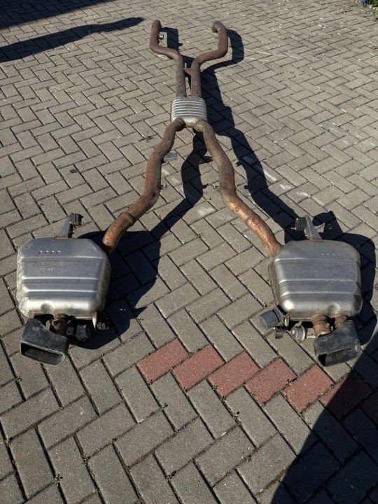 top zustand KPL. auspuffanlage auspuff BMW F12 F13 5.0i 4.4 1