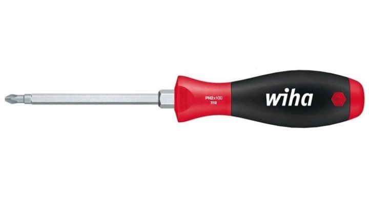 Šroubovák SoftFinish, křížový šroubovák, šestihranný PH3x150 mm Wiha