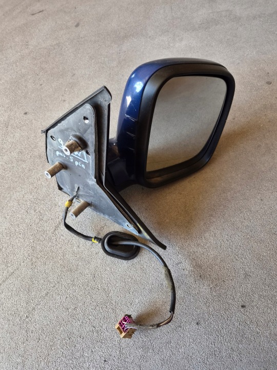 SPECCHIETTO RETROVISORE VW T5 Destro passeggeri 5 pin grzane blu/ granatowe