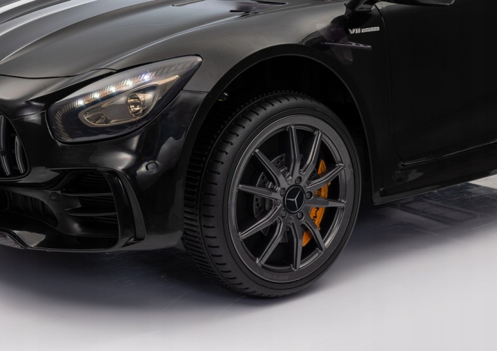 Mercedes GTR Автомобіль Електричний Для Дітей Пульт Колеса EVA Екошкіра Чорний — фото 11