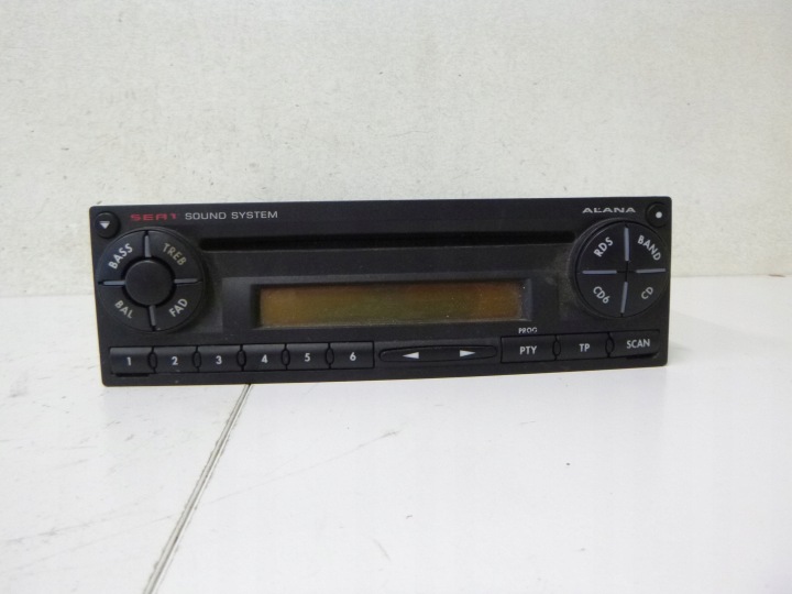 Radio CD SEAT Sound System ALANA Ibiza III Cordoba 6L0035156 + codice