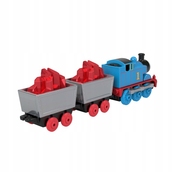 FISHER PRICE TOMEK I PRZYJACIELE локомотив томас з двома вагончиками JFV72 — фото 2