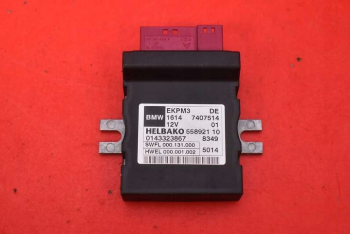 Bedienteil modul POMPY des Kraftstoffsbehälters 7407514 BMW F30 F31 2.0 D 184 KM 11-16