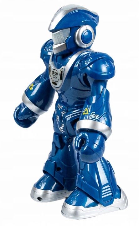 PROGRAMMABLE INTERACTIVE ROBOT DANCING RC FOR CHILDREN LED + REMOTE CONTROL Product depth 9 cm