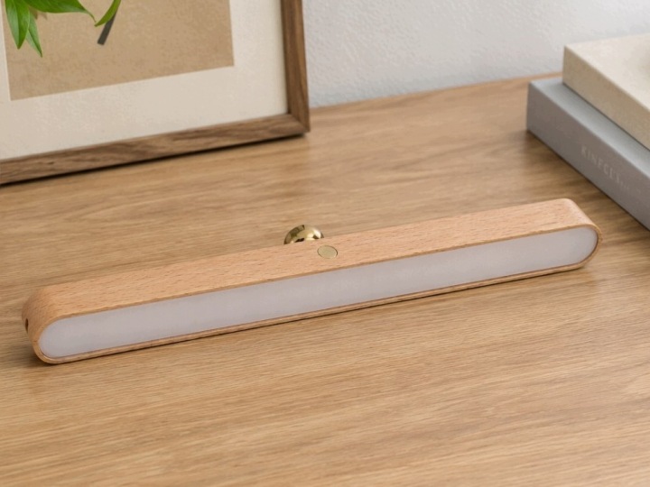 Нічник настінний магнітний LED бра USB -c дерев'яна сенсорна — фото 7