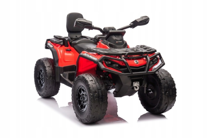Квадроцикл на акумулятор CAN AM OUTLANDER 4x4 24 В 7 Аг колеса EVA, найпотужніший — фото 5