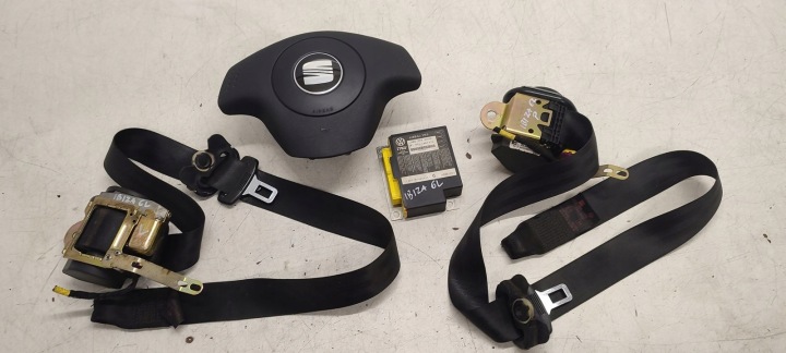 airbag air bag CINTURA SICUREZZA ANTERIORI sensor Seat Ibiza 6L 1,4 16V 3D
