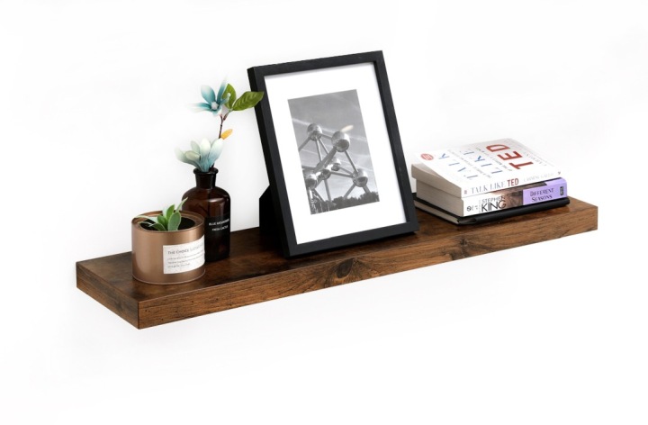 Półka ścienna wisząca na kwiaty książki LOFT 80cm