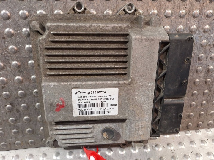 Bedienteil DES MOTORS Computer 51816274 MJD6F3.M3 FIAT IDEA 1.3 MJET