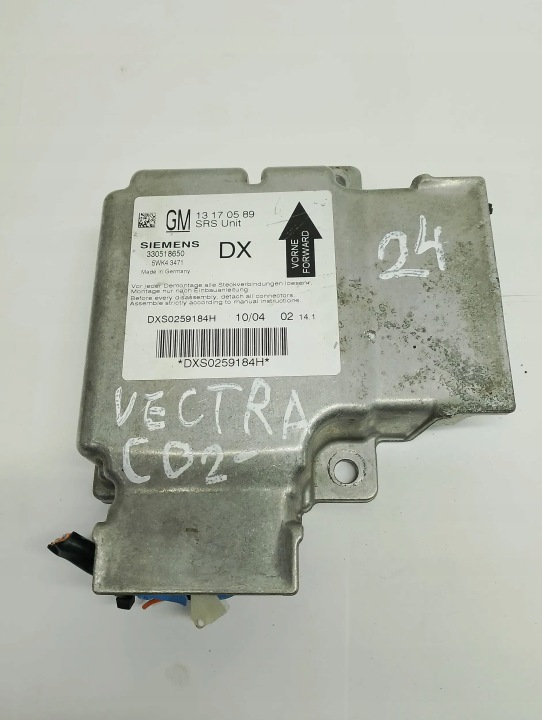 Opel Astra J 2010 Moduly airbag powietrznych