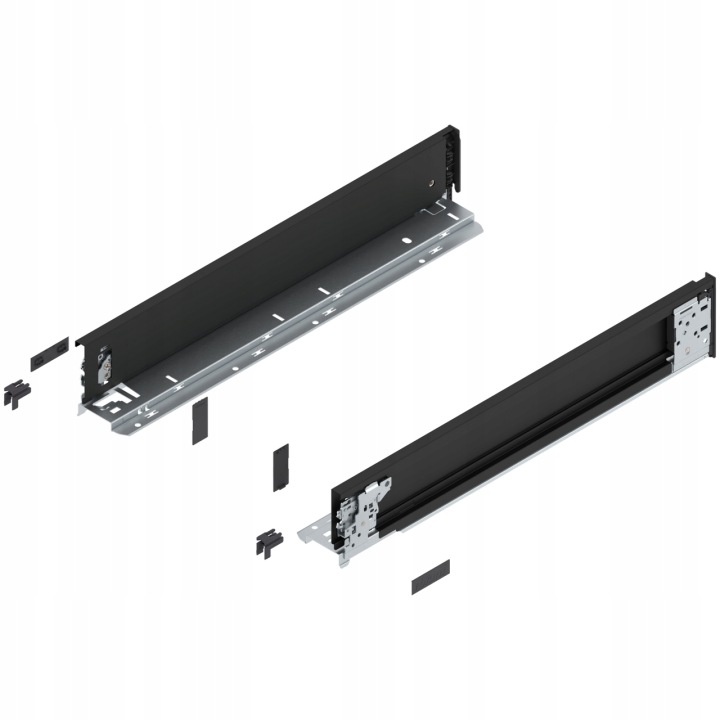 Blum 770M5001S Boční strana zásuvky Legrabox, vnitřní výška 90.5 mm, délka 500 mm