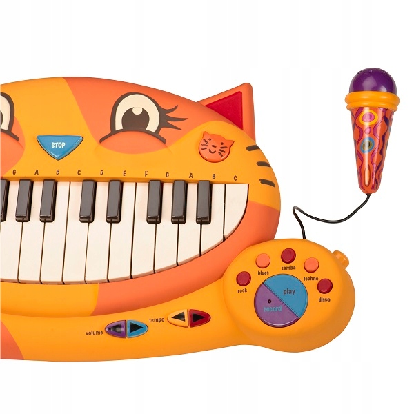 MEOWSIC міні піаніно синтезатор мікрофон B.TOYS 2+ — фото 3