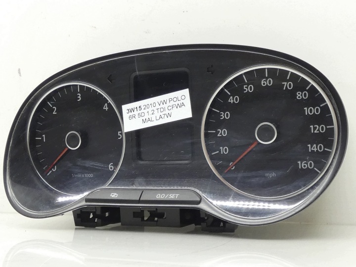dials clock dials display VW POLO V 6R 1.2 TDI CFW 6R0920961F