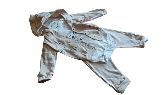 Komplet dres niemowlęcy bluza body spodnie — zdjęcie 17