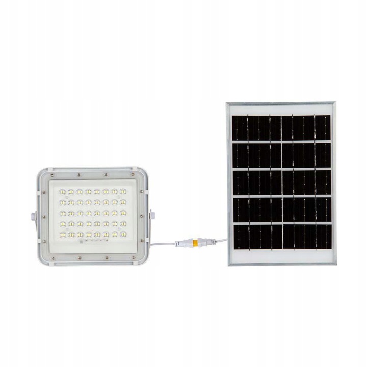 V-tac Solární Led zářič 10W dálkový ovladač auto časovač IP65 VT-80W-W 4000K