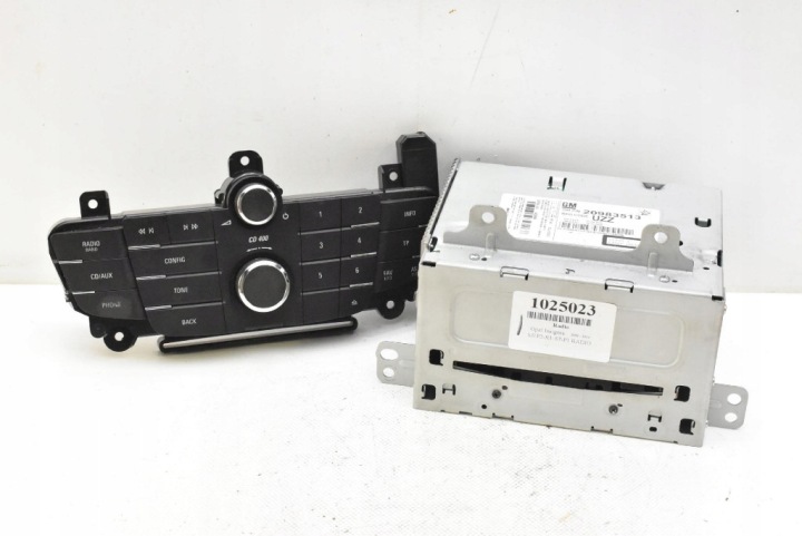 RADIO radio CD AUX PANEL RADIA 20983513 OPEL INSIGNIA A 08-14