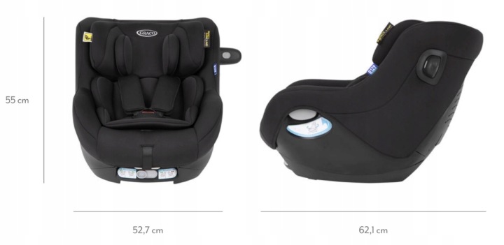 Автокрісло GRACO Reboarder i-Size SnugGo midnight — фото 13