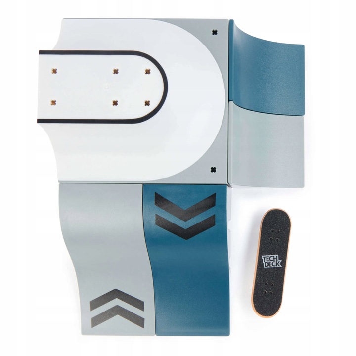 FINGERBOARD RAMPA SPEEDWAY HOP ZESTAW + DESKOROLKA REAL TECH DECK Model Xconnect speed wave