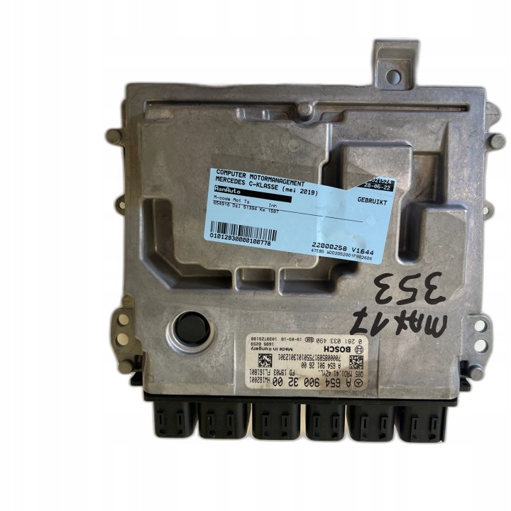 MERCEDES C KLASA 1.6 CDI A6549003200 0281033490 A6549012600 computer ECU