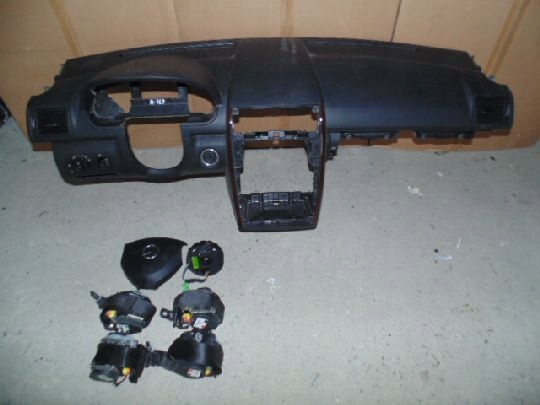 DASHBOARD CONSOLE AIRBAGS MERCEDES A KLASA W169 2007R