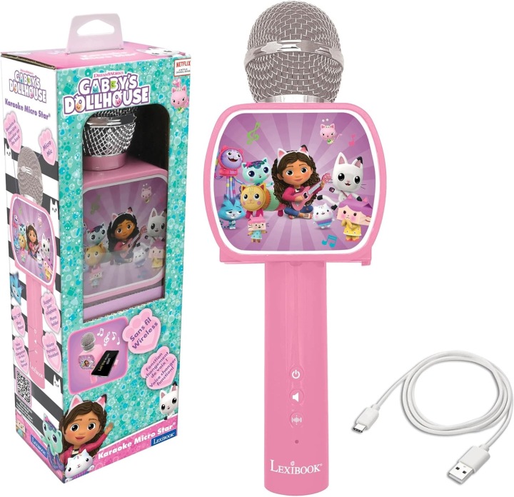Lexibook Gabby's Dollhouse Мікрофон Bluetooth MIC240GDHLXB — фото 3