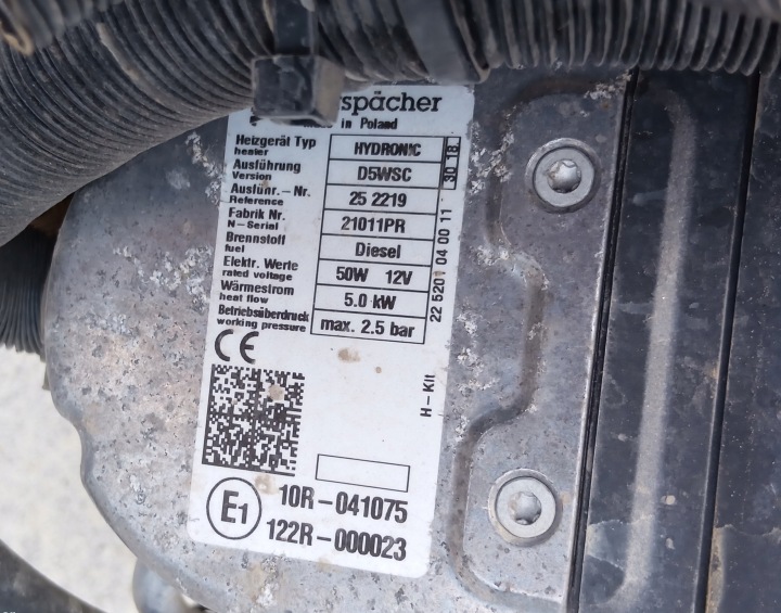 Hulp-/verpakkingsverwarming Volvo 122R000023 7