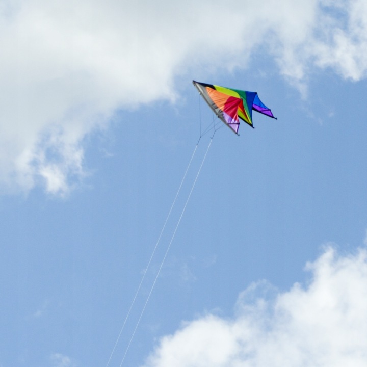 Повітряний змій акробатичний POWER HAWK RAINBOW 155 x 75 см — фото 3