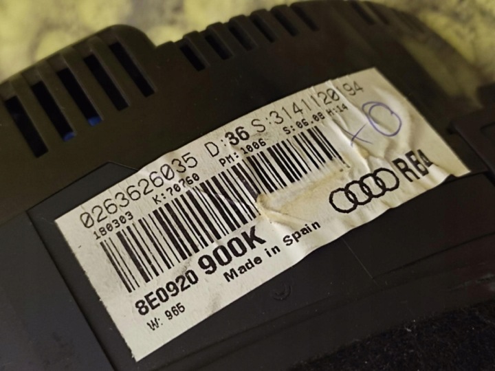 AUDI A4 B6 2.5 TDI TASO 8E0920900K 7