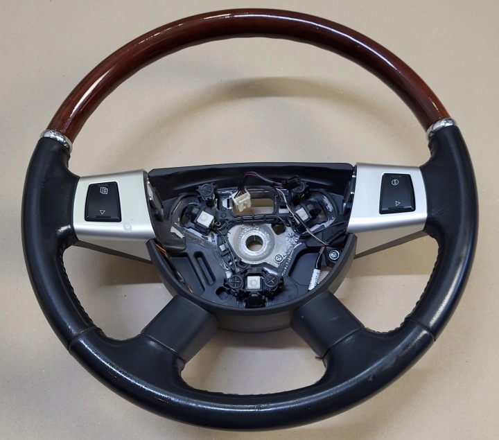 lenkrad Leder Holz PRZYCISKI JEEP GRAND CHEROKEE III WK 1 LIFT OE EU