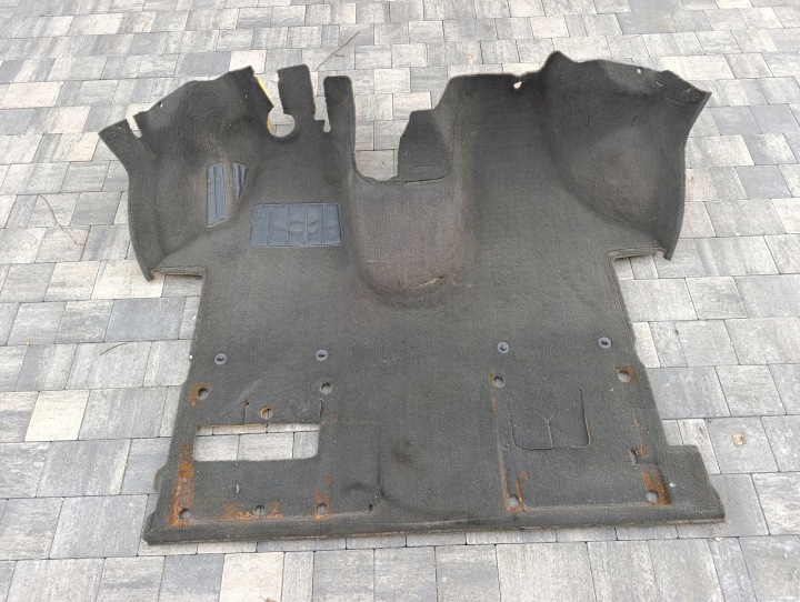 VW T5 T6 CARAVELLE MULTIVAN carpet mats front CIEMNY WELUR