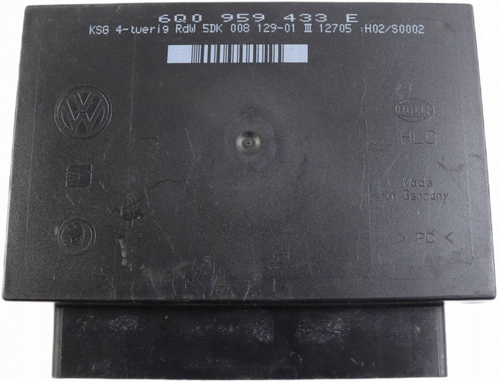 VW POLO 9N IV SEAT IBIZA III SKODA FABIA und komfortsteuergerät 6Q0959433E