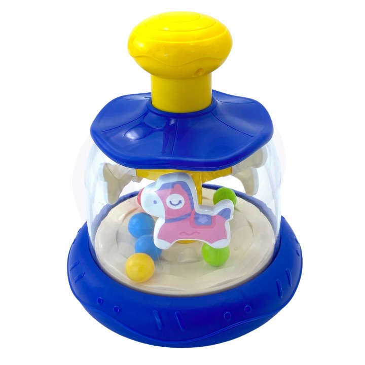 Каруселька для немовляти дзиґа з кульками конячки подарунок WOOPIE BABY — фото 7