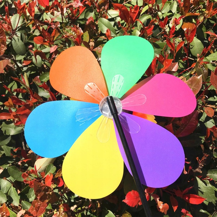 Lovely Wind Spinners Kids Toy Wind Спінер Квіткові скульптури Соняшник з — фото 7