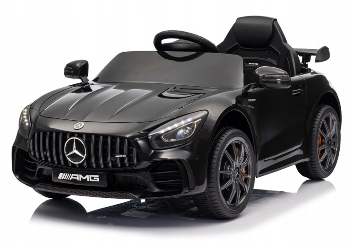 Mercedes GTR Автомобіль Електричний Для Дітей Пульт Колеса EVA Екошкіра Чорний — фото 2
