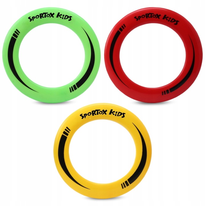 Фрісбі SPORTOX KIDS 25 см літаючий диск для дітей 5+ три кольори — фото 5