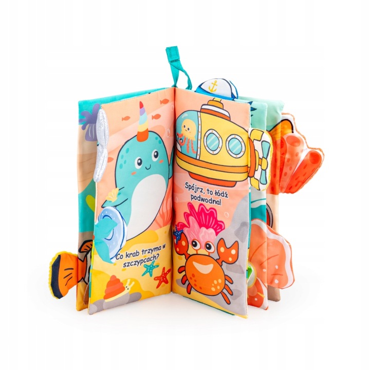 Таємниці океану книжечка сенсорна JOLLY BABY хвостики — фото 2